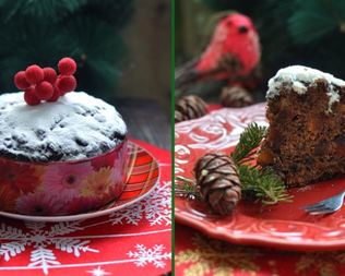 Рождественский английский кекс