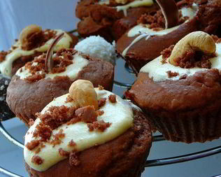 Шоко-сырные кексы