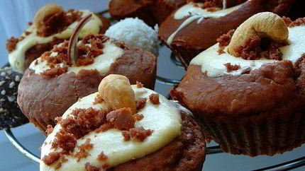 Шоко-сырные кексы