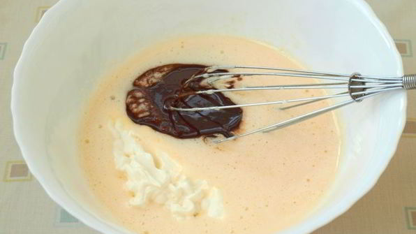 шоколадно-кофейный кекс