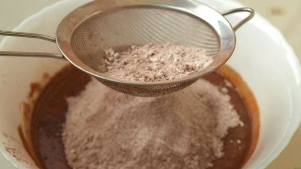 шоколадно-кофейный кекс