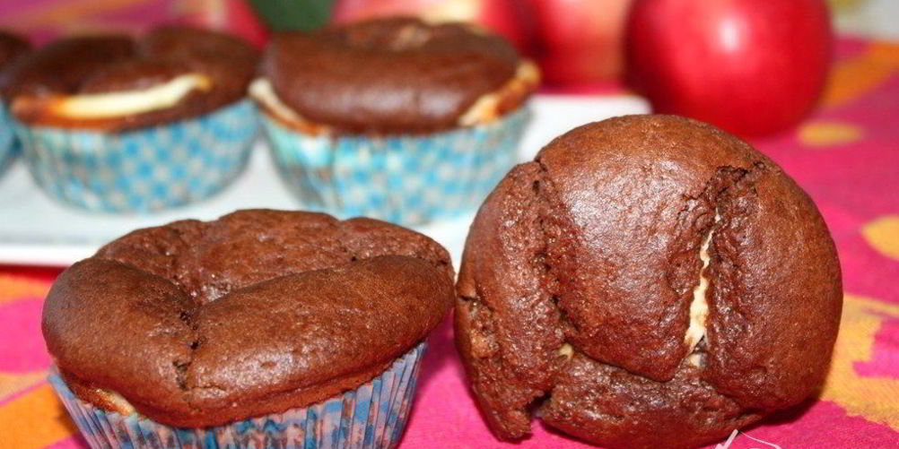 Рецепт шоколадно-творожные кексы