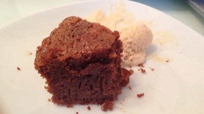 Шоколадный фондан на кукурузной муке