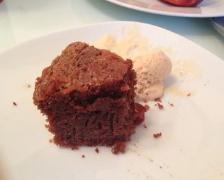 Шоколадный фондан на кукурузной муке