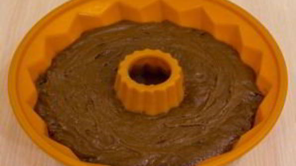 шоколадный кекс с творожным кремом