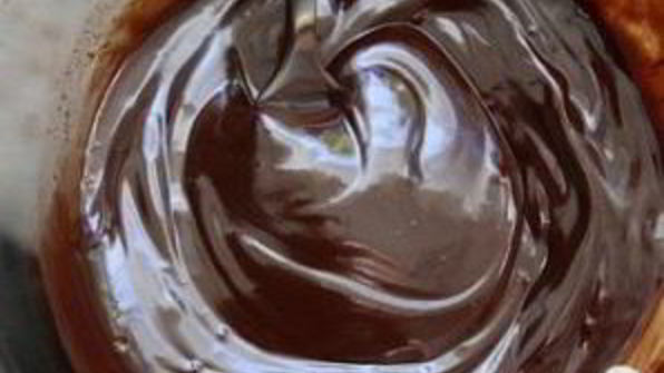 шоколадный кекс со сливочной глазурью