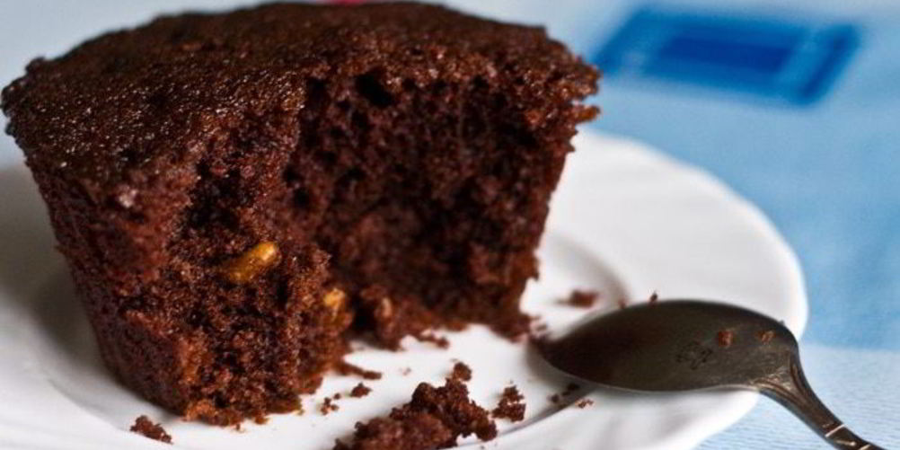 Рецепт шоколадный кекс в микроволновке за 5 минут