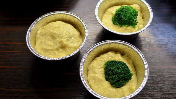 сырные кексики с брокколи