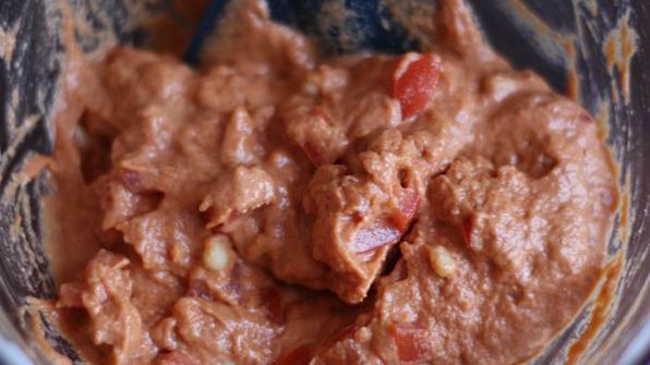 томатные капкейки под нежным базиликовым кремом