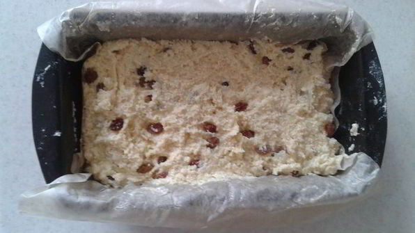 творожный кекс с изюмом