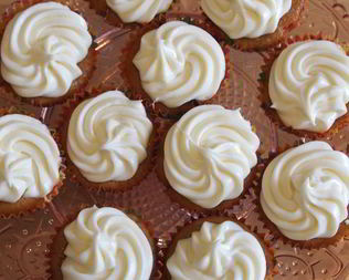 Творожный крем для капкейков