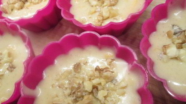 тыквенные кексы с корицей и орехами