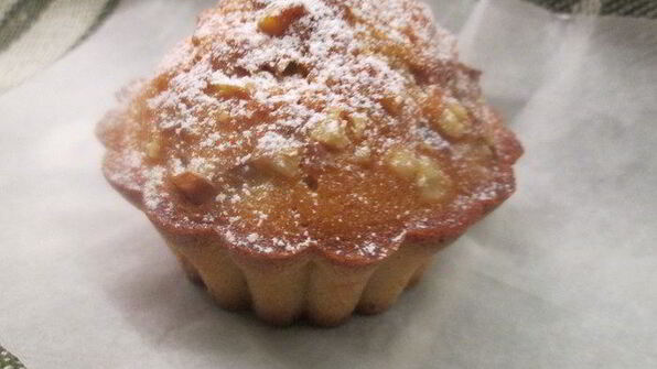 тыквенные кексы с корицей и орехами