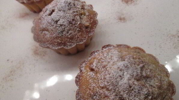 тыквенные кексы с корицей и орехами