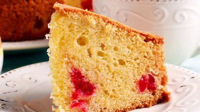 Вишневый кекс на молоке