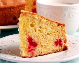 Вишневый кекс на молоке