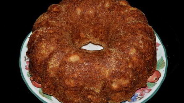 яблочный кекс с морковью и глазурью пралине