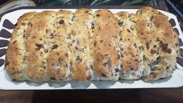 ароматный хлеб из лисичек