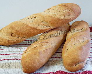 Багет с отрубями