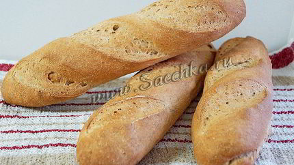 Багет с отрубями