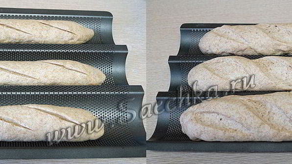 багет с отрубями