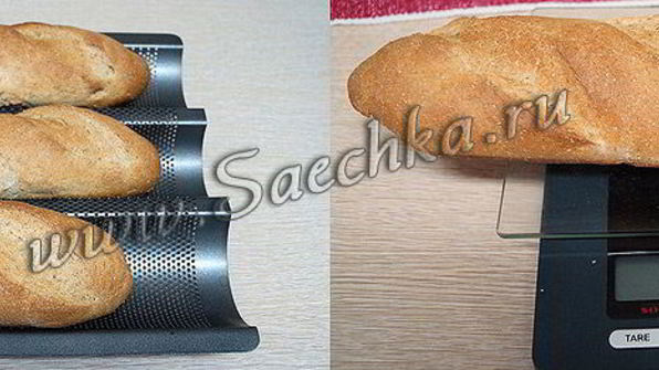 багет с отрубями