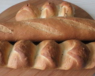 Багеты фермерские со шкварками