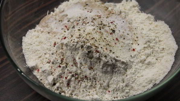 батон с оливками и грецкими орехами