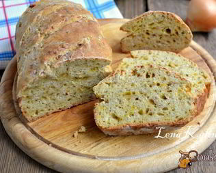 Бездрожжевой итальянский хлеб с сыром