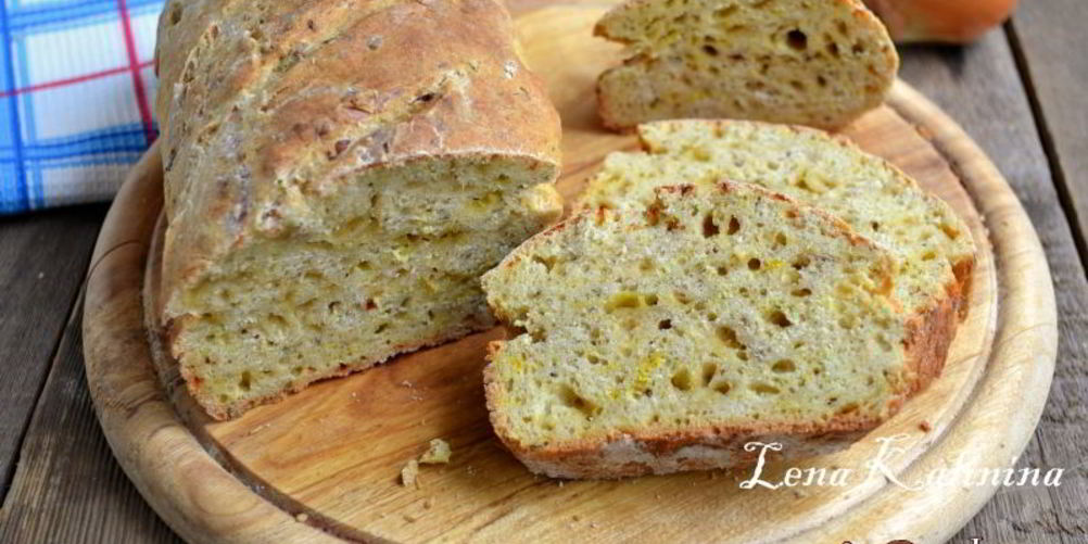 Рецепт бездрожжевой итальянский хлеб с сыром