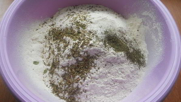 бездрожжевой итальянский хлеб с сыром