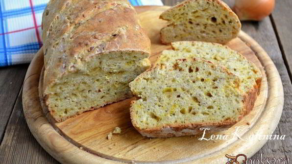 бездрожжевой итальянский хлеб с сыром