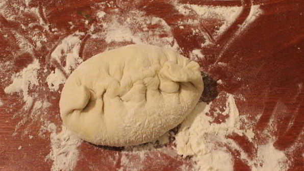 чесночный хлеб с зеленью