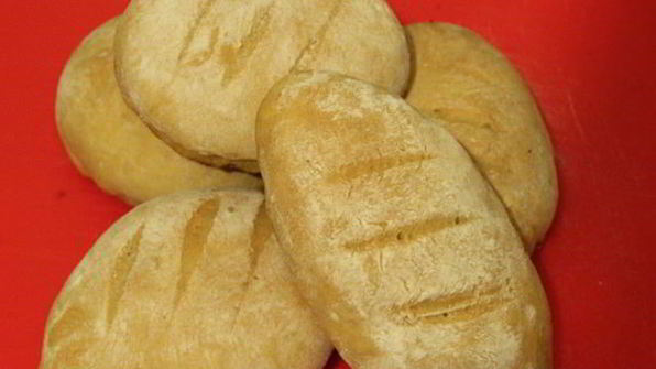 чесночный хлеб с зеленью