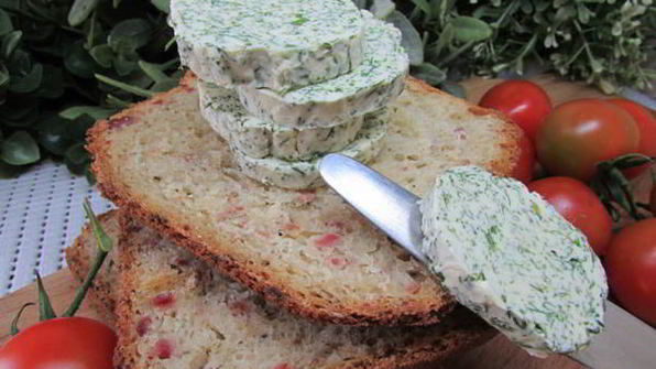 французский хлеб с ветчиной в хлебопечке