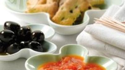 Итальянский хлеб с маслинами