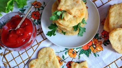 Картофельные галеты с сыром