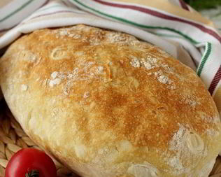 Хлеб без замеса в чугунке