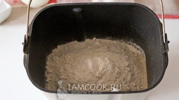 хлеб из трех видов муки на кефире