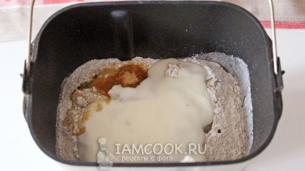 хлеб из трех видов муки на кефире