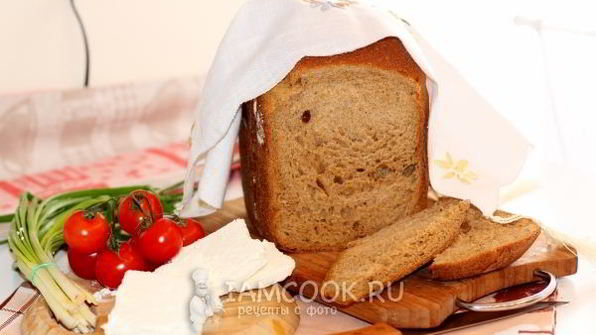 хлеб из трех видов муки на кефире