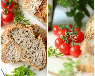 Хлеб на ржаной закваске Золотая корочка