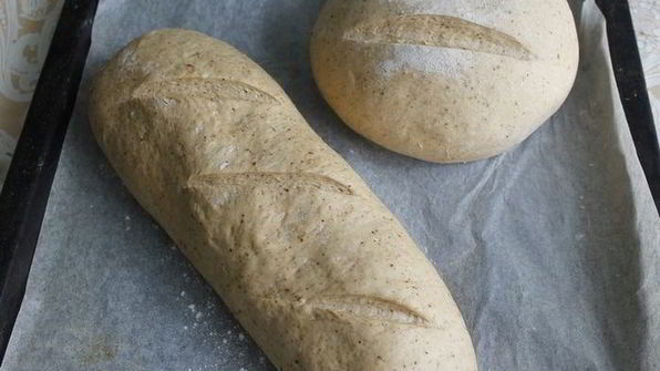 хлеб пшенично-ржаной на сыворотке