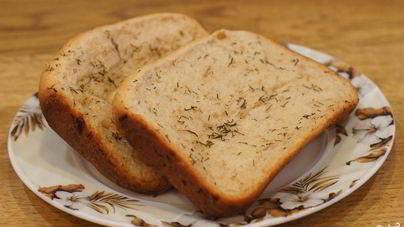 Хлеб с чесноком