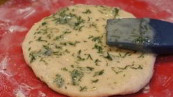 хлеб с чесноком