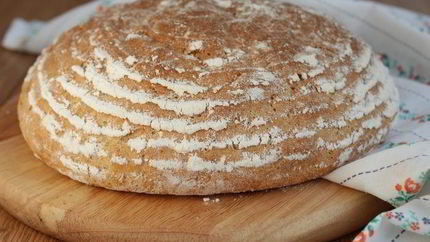 Хлеб с картофельным пюре