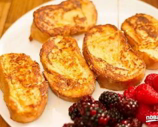 Хлеб в яйце