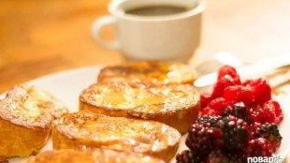 хлеб в яйце