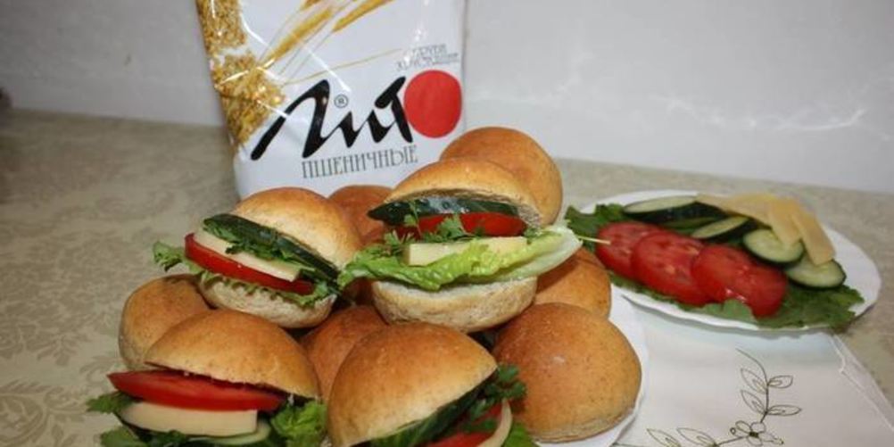 Рецепт хлебцы с отрубями для гамбургеров и сэндвичей