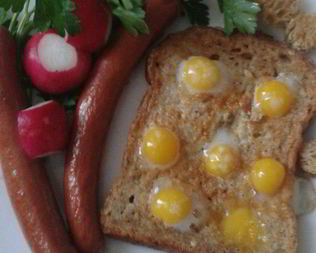 Хлебушек в горошек